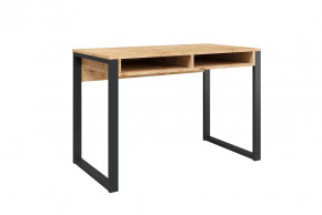 Стол письменный Лунар, дуб бунратти/черный в Нефтеюганске - nefteyugansk.mebel-tymen.ru | фото