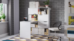 Стол письменный тип 7 Белый Ясень в Нефтеюганске - nefteyugansk.mebel-tymen.ru | фото