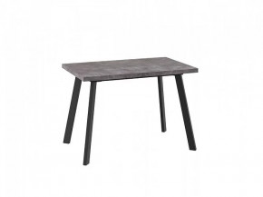 Стол раздвижной Borg-110, дымчатая керамика/черный в Нефтеюганске - nefteyugansk.mebel-tymen.ru | фото