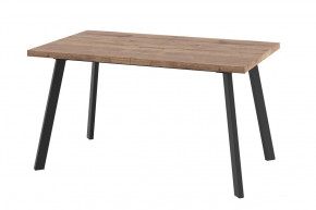 Стол раздвижной Borg-140, дуб велингтон/черный в Нефтеюганске - nefteyugansk.mebel-tymen.ru | фото