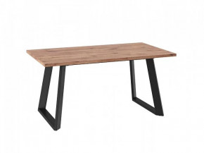 Стол раздвижной LOFT LUX-160, дуб веллингтон/черный в Нефтеюганске - nefteyugansk.mebel-tymen.ru | фото