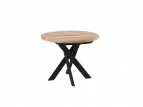 Стол раздвижной RONALDO-100, дуб каньон/черный в Нефтеюганске - nefteyugansk.mebel-tymen.ru | фото