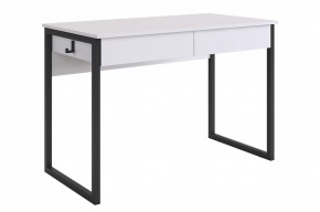 Стол Юниор белое дерево/черный муар в Нефтеюганске - nefteyugansk.mebel-tymen.ru | фото