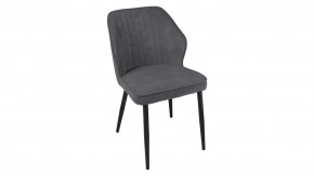 Стул «Крис» Черный муар, Микровелюр BRENDY Graphite в Нефтеюганске - nefteyugansk.mebel-tymen.ru | фото