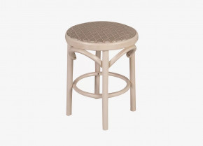 Табурет Мягкий Бежевый/Беленый дуб в Нефтеюганске - nefteyugansk.mebel-tymen.ru | фото