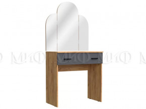 Трельяж Басямиф, графит/дуб крафт в Нефтеюганске - nefteyugansk.mebel-tymen.ru | фото