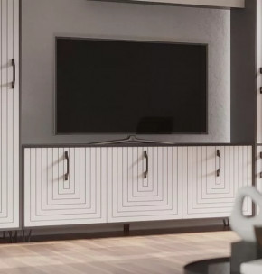 Тумба Квадро М-6, серый графит/софт вайт в Нефтеюганске - nefteyugansk.mebel-tymen.ru | фото