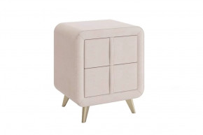Тумба прикроватная Софи 2 крем (велюр) в Нефтеюганске - nefteyugansk.mebel-tymen.ru | фото