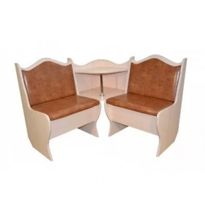 Угловая скамья Аленка-1 Дуб молочный в Нефтеюганске - nefteyugansk.mebel-tymen.ru | фото