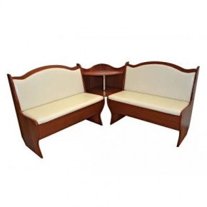 Угловая скамья Аленка-1 Орех в Нефтеюганске - nefteyugansk.mebel-tymen.ru | фото