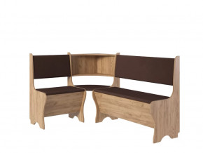 Угол Кухонный Комфорт дуб вотан/коричневый в Нефтеюганске - nefteyugansk.mebel-tymen.ru | фото