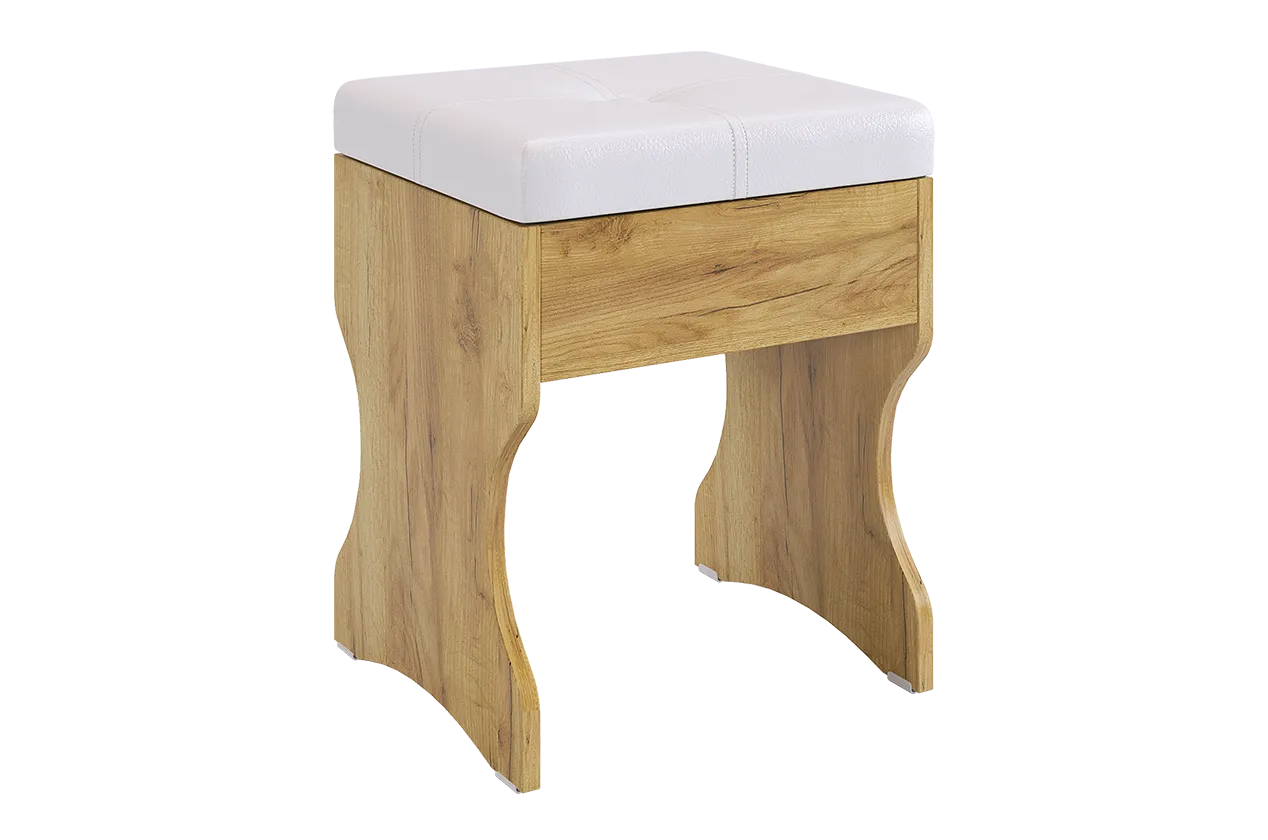 Пуф Виктория-1 дуб крафт золотой в Нефтеюганске - nefteyugansk.mebel-tymen.ru | фото